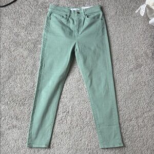 LOFT Mint Green Skinny Jeans